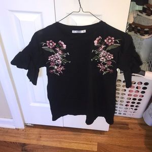 Pull&Bear embroidered top